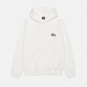 BASIC STÜSSY HOODIE PIGMENT DYED WHITE