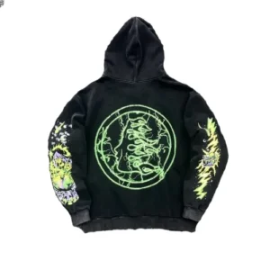 Black-Hellstar Pullover Hoodie