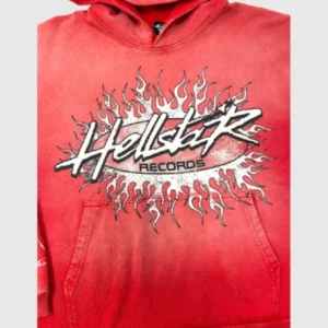 Hellstar Studios Records Hoodie Red