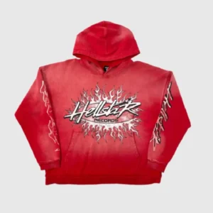 Hellstar Studios Records Hoodie Red