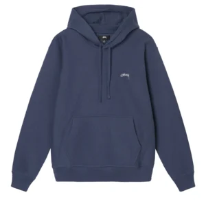 OVERDYED SMOOTH STOCK LOGO HOODIE