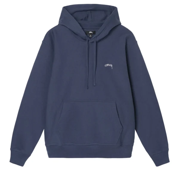 OVERDYED SMOOTH STOCK LOGO HOODIE