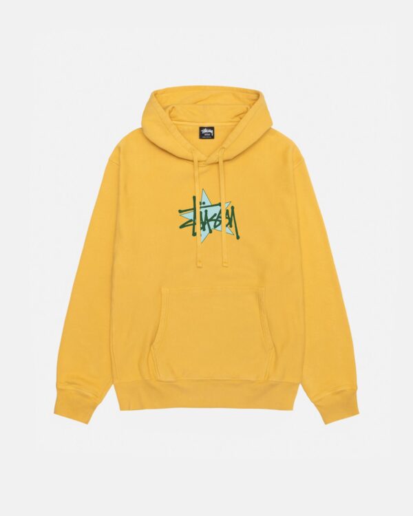 STÜSSY STAR HOODIE PIGMENT DYED