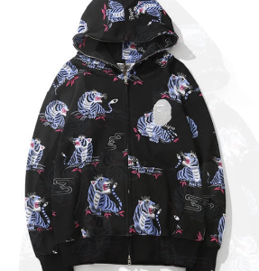 BAPE Black Tiger Hoodie