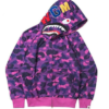 Purple Bape Hoodie