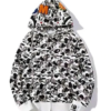 White Bape Camo Hoodie