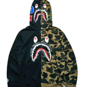 Bape Camo Shark Hoodie