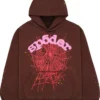 Sp5der Web Hoodie Brown