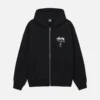 WORLD TOUR ZIP HOODIE- BLACK