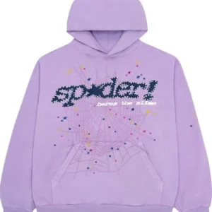 Sp5der Acai Hoodie Purple