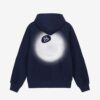 STUSSY 8 BALL FADE HOODIE – BLUE