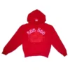 spider red hoodie