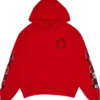 Red chrome hearts hoodie